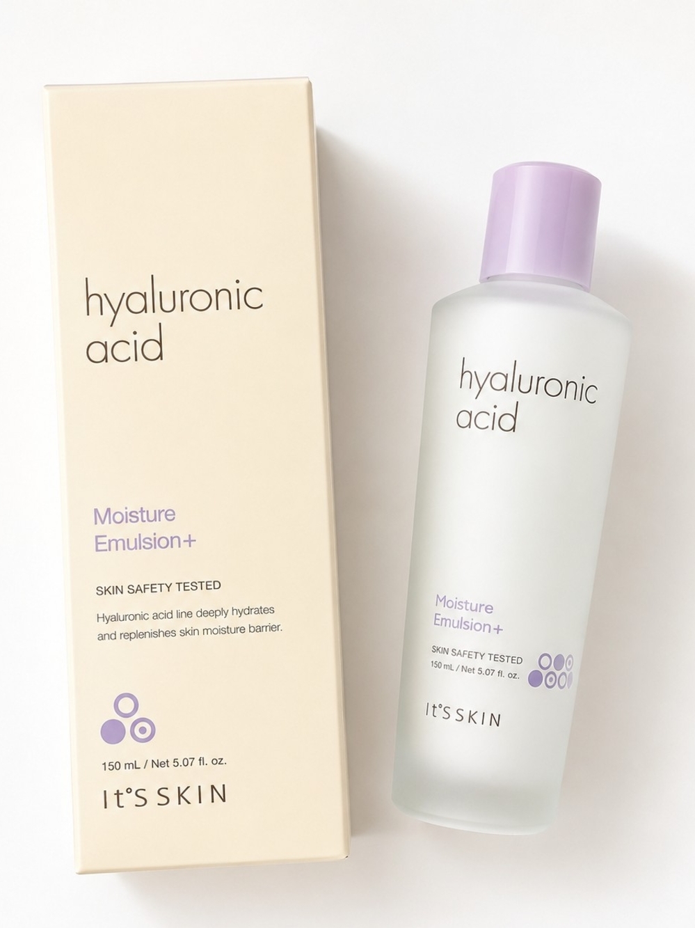 It's Skin Hyaluronic Acid Moisture Emulsion+ 150ml NEW